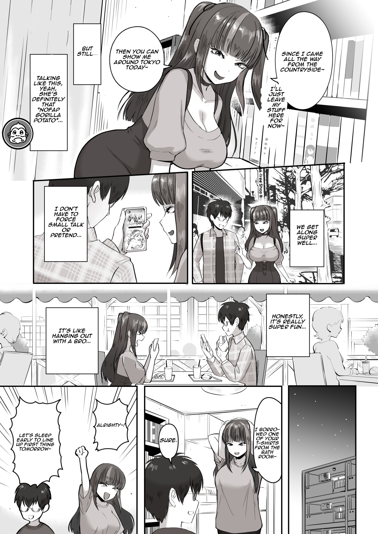 hentai manga When I Met My Follower I\'d Been Passionately Talking About Eroge With Day and Night